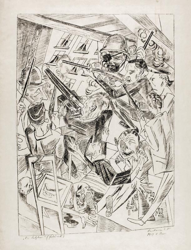 Die Letzten de Max Beckmann