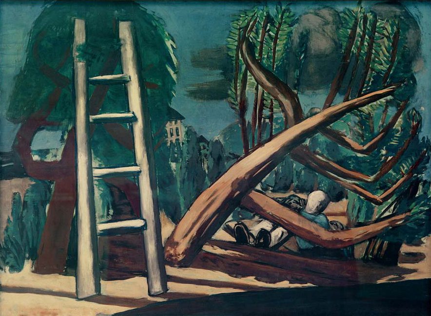 Große Gewitterlandschaft de Max Beckmann