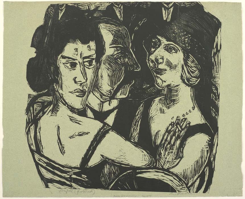 Group Portrait, Eden Bar de Max Beckmann