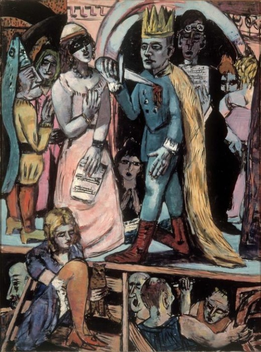 Actors de Max Beckmann