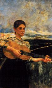 Roman lute player