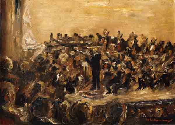 Sinfoniekonzert in der Staatsoper, Unter den Linden, Berlin de Max Liebermann