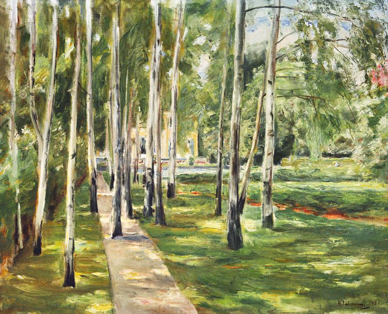 the birchavenue at the Wannsee-garden de Max Liebermann