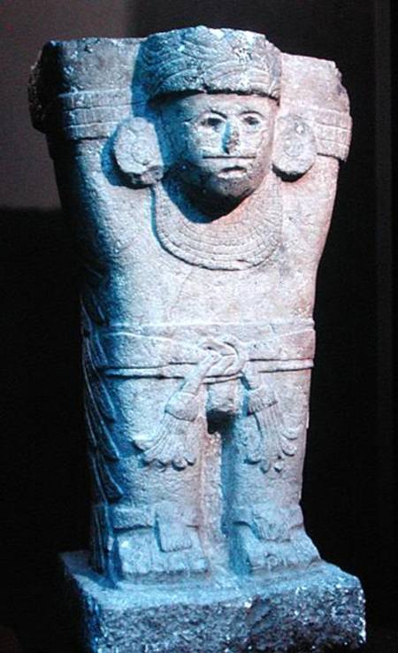 Altar support in the form of Atlanta de Mayan