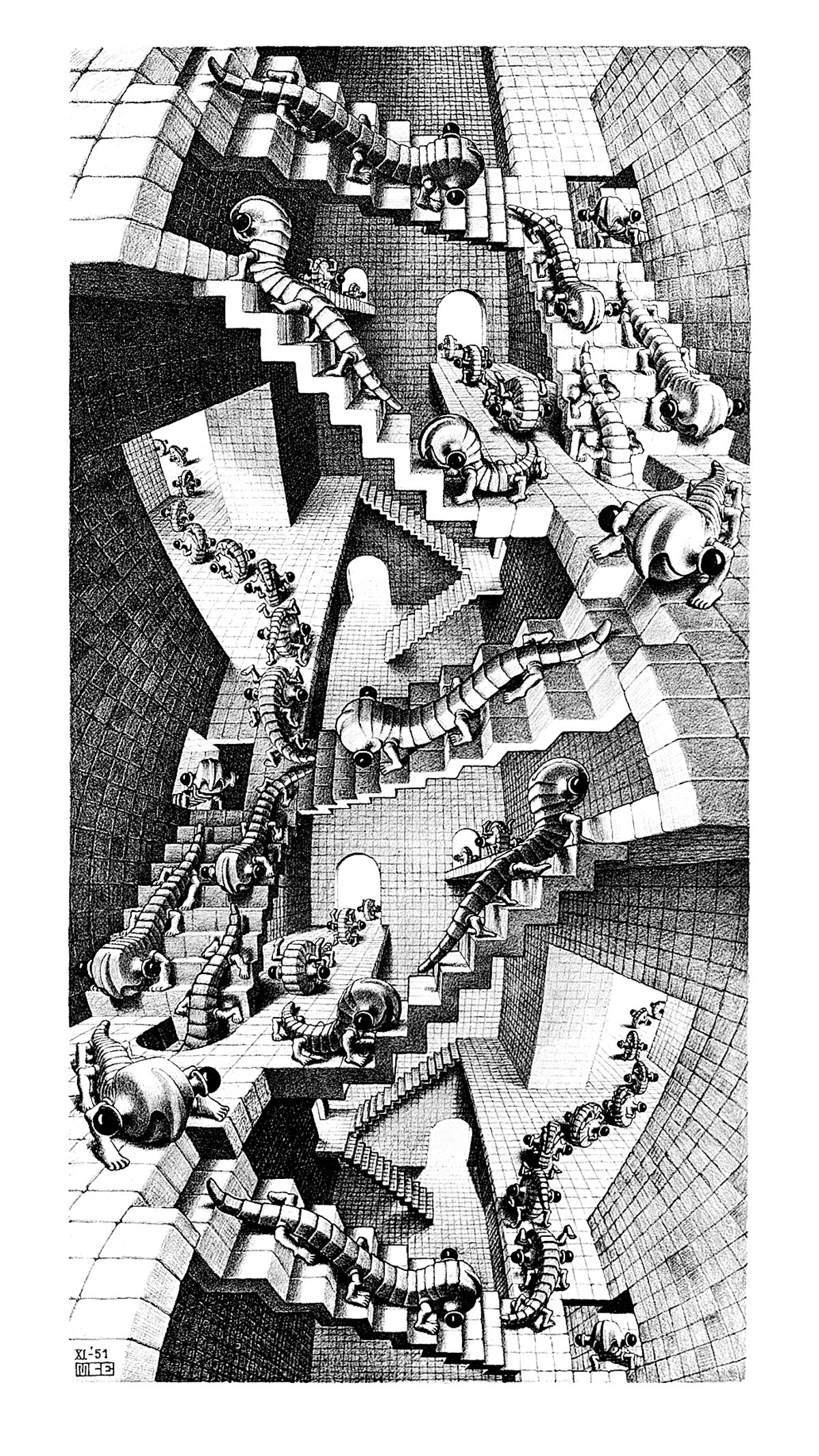Titulo de la imágen M.c. Escher - Treppenhaus  - (ESE-28)