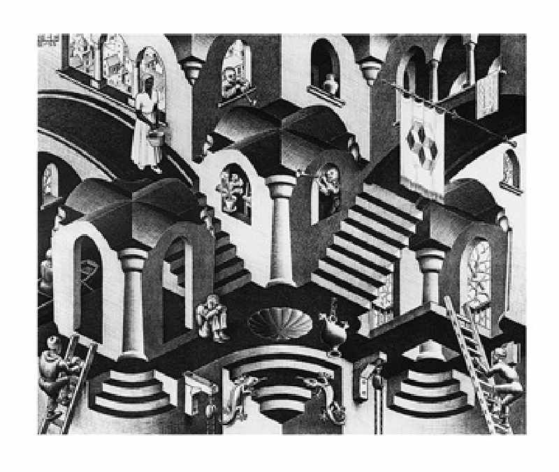 Titulo de la imágen M.c. Escher - Konkav und Konvexe - (ESE-09)