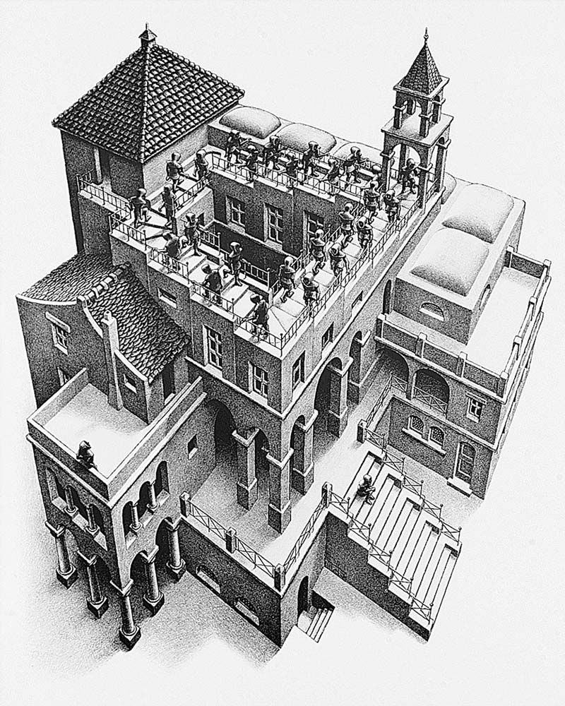Titulo de la imágen M.c. Escher - Treppauf und Treppab - (ESE-23)