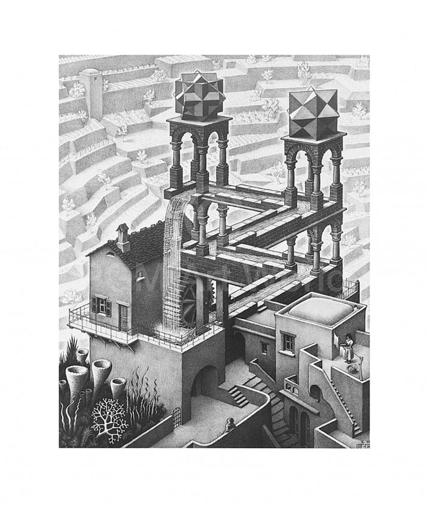 Titulo de la imágen M.c. Escher - Wasserfall - (ESE-15)