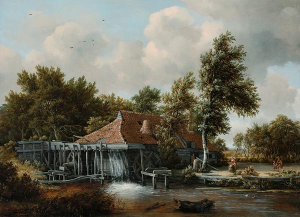 A Watermill de Meindert Hobbema