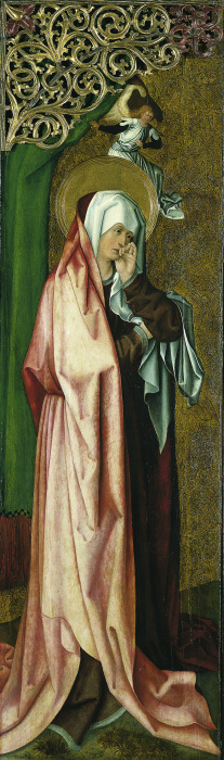 The Virgin Mary Mourning de Meister der Stalburg-Bildnisse