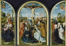 Triptych out of a Frankfurt church: Crucifixion (m