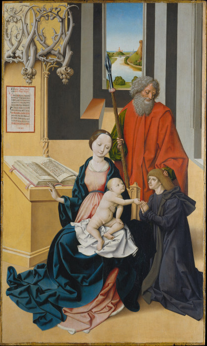 Virgin and Child and a Donor Presented by Saint Thomas de Meister von Großgmain