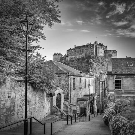 The Vennel en Edimburgo - Monocromo