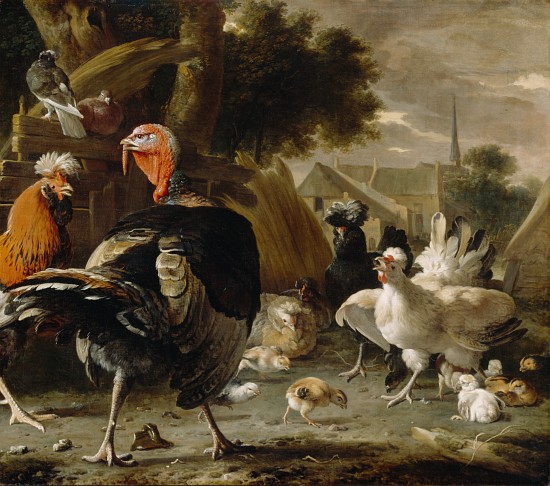 Poultry Yard de Melchior de Hondecoeter