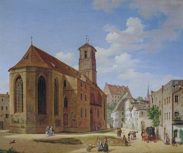 The Church Square in Wasserburg am Inn