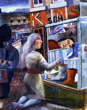 The Magic Shoe Shop, 1993 (gouache on paper) 