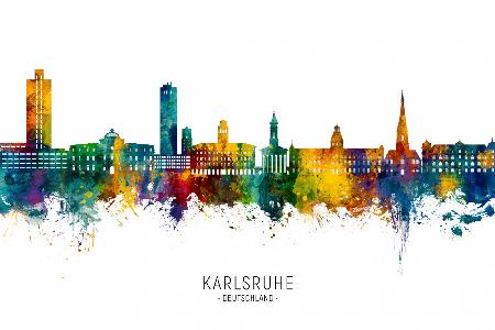 Karlsruhe Germany Skyline