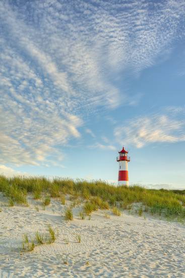 Sylt Leuchtturm List-Ost am Abend