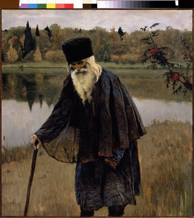 A hermit de Michail Wassiljew. Nesterow