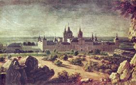 Vista del claustro Escorial