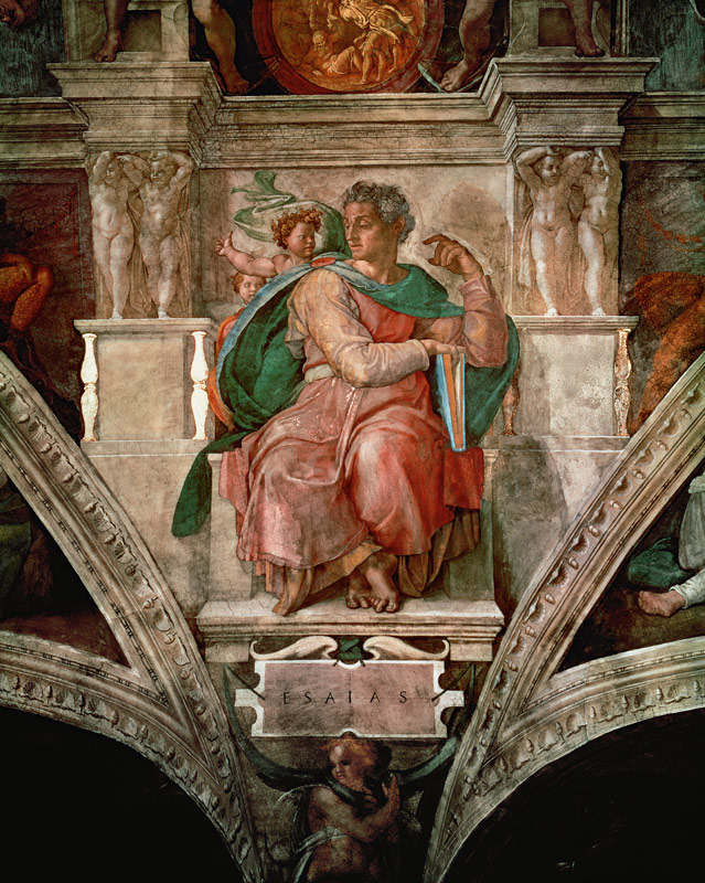 Sistine Chapel Ceiling: The Prophet Isaiah de Miguel Ángel Buonarroti