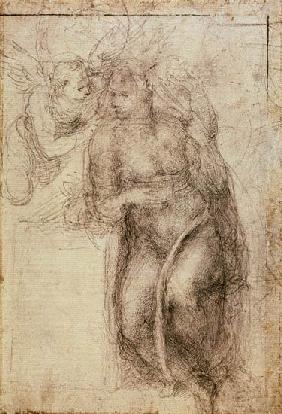 Inv.1895-9-15-516.recto (w.72) Study for the Annunciation