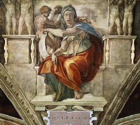 (Delphic Sibylle part a Sistine chapel)