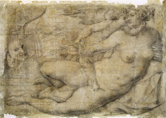 Venus with Cupid de Miguel Ángel Buonarroti