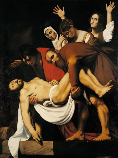 Caravaggio Copy /Entombment of Christ de Caravaggio
