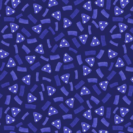 Geometric Marks Navy Blue On Navy