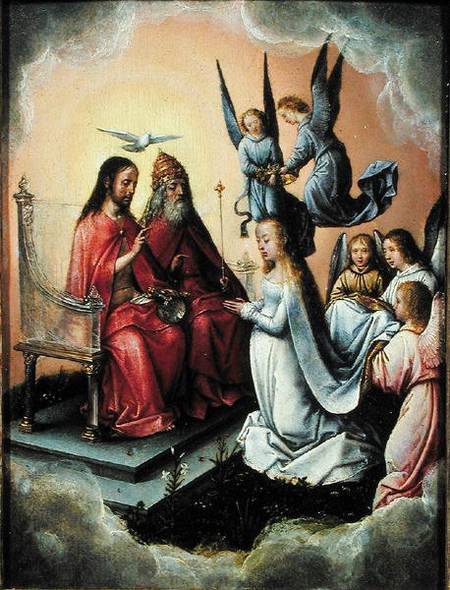 Coronation of the Virgin de Michiel Sittow