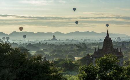 Balloons on temples