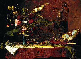 Great flower still life de Mihály Munkácsy