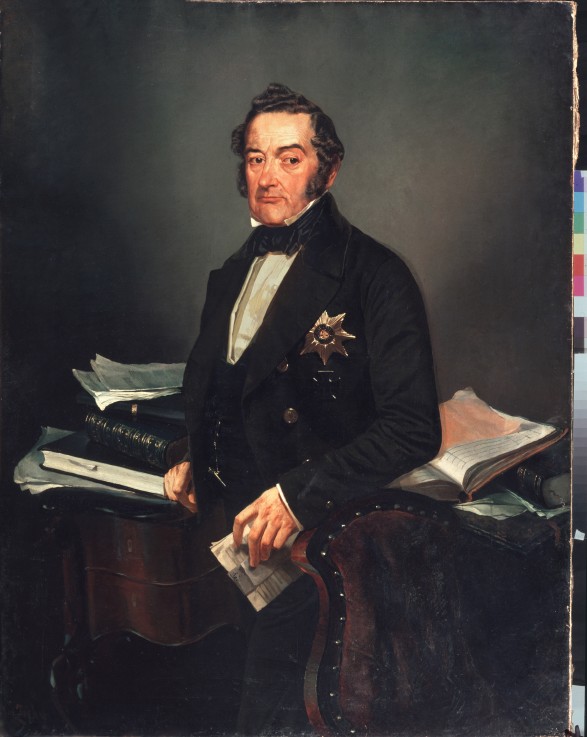 Portrait of the Senator Ivan Tolstoy de Mihaly von Zichy