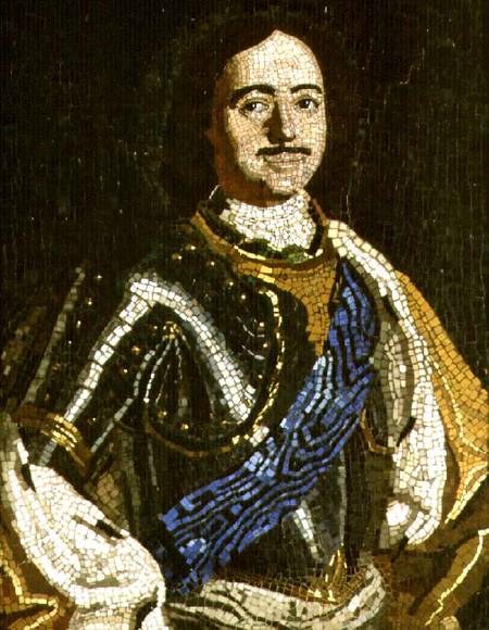 Portrait of Peter I de Mikhail Vasilievich Lomonosov