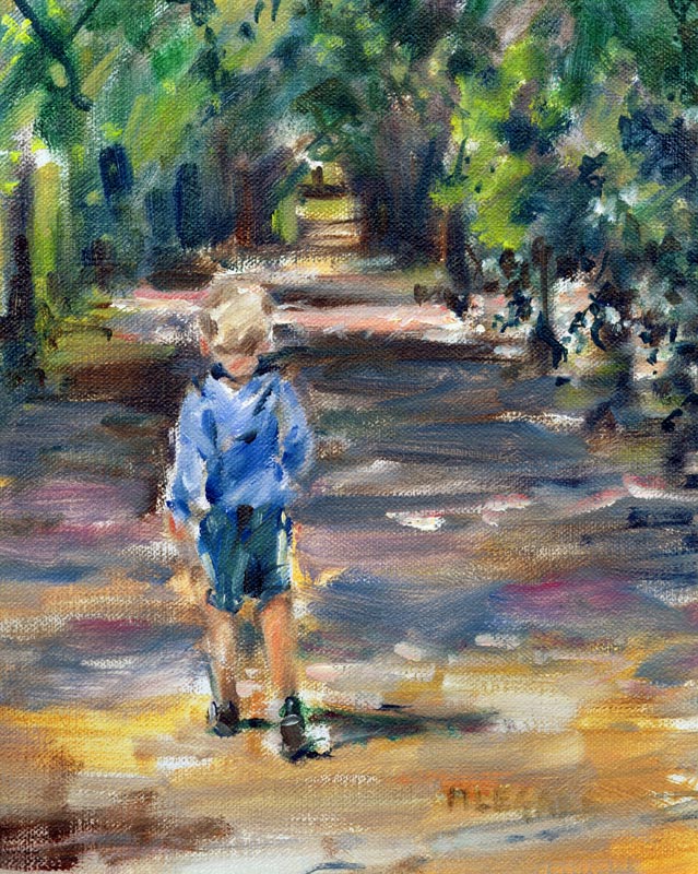 Going for a Walk (oil on canvas)  de Miranda  Legard