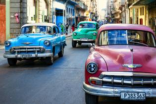 Coches antiguos en La Habana