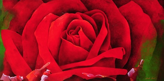 The Rose, 1997 (oil on canvas)  de Myung-Bo  Sim
