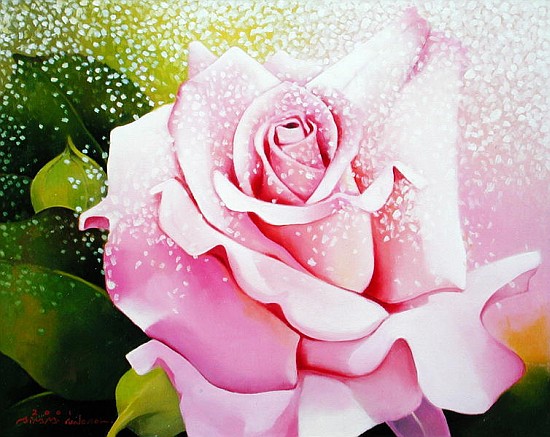 The Rose, 2001 (oil on canvas)  de Myung-Bo  Sim