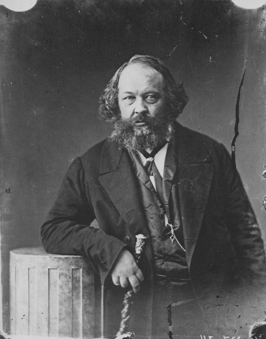 Portrait of Mikhail Alexandrovich Bakunin (1814-1876) de Nadar