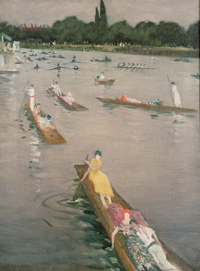 Regatta at Henley de Christopher R.W. Nevinson