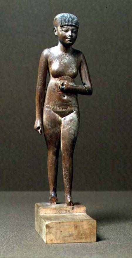 Statue of a young servant girl de New Kingdom Egyptian
