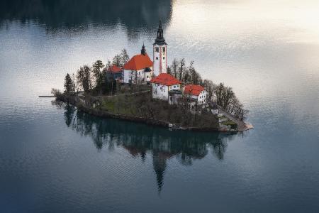 Sunrise in Bled