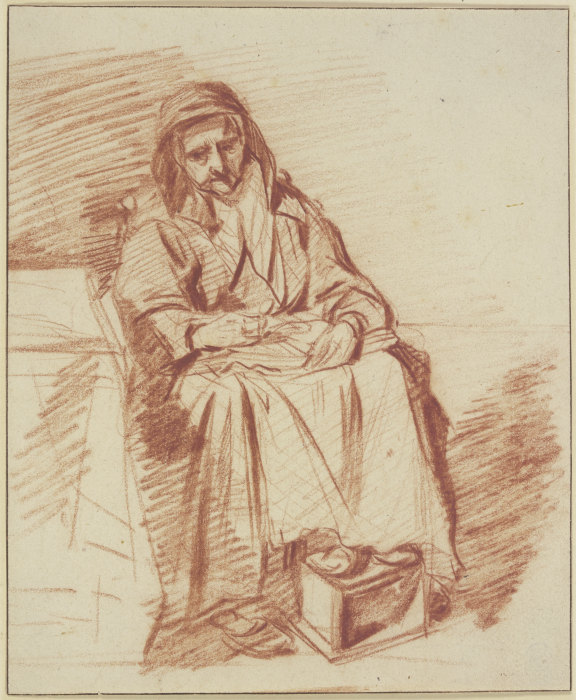 Alte Frau mit einem Vergrößerungsglas lesend de Nicolaes Maes