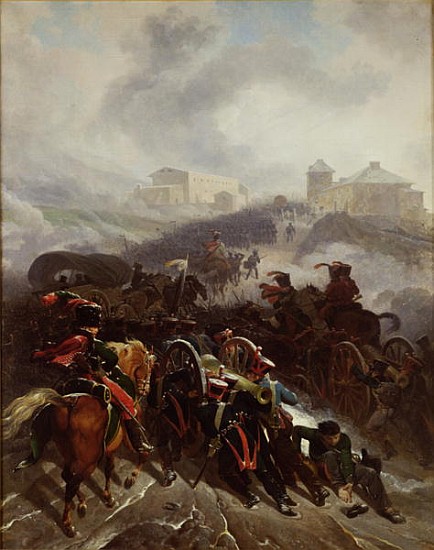 The French Army Crossing the Sierra de Guadarrama, Spain, December 1808 de Nicolas Antoine Taunay