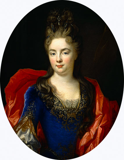 Portrait of Anne-Genevieve of Levis-Ventadour, Princess of Rohan de Nicolas de Largilliere