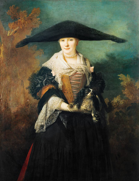La Bella de Estrasburgo (posiblemente el retrato nupcial de la hermana del artista - María Elizabeth de Nicolas de Largilliere