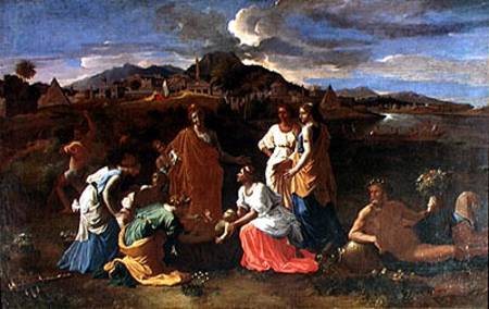 Moses Rescued from the Water de Nicolas Poussin
