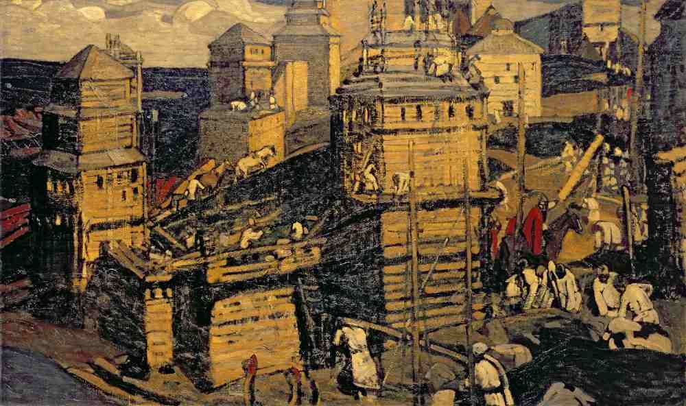 Building the Town de Nikolai Konstantinow. Roerich