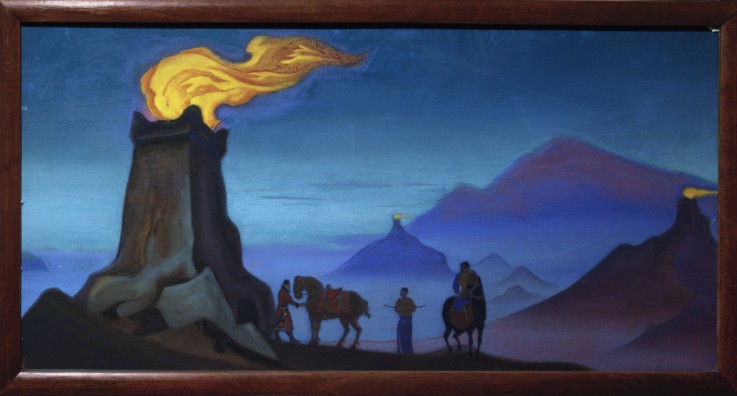 Flames of the Victory de Nikolai Konstantinow. Roerich